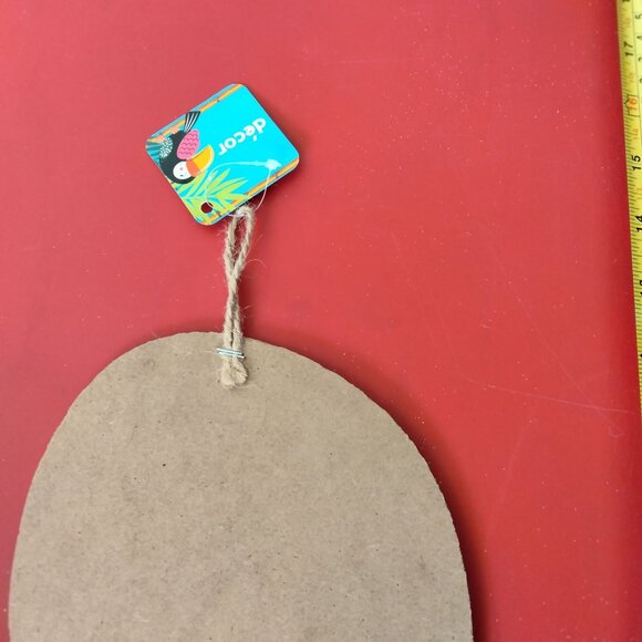 Hello Summer Flip Flop  Sign Tropical Pink Flamingos Luau Beach Patio Pool - Picture 6 of 8